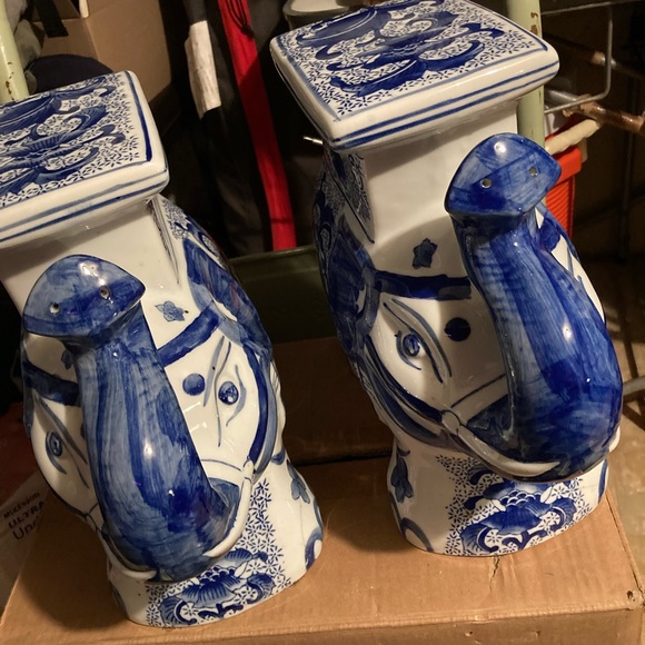 Vintage ceramic elephants - Picture 2 of 6